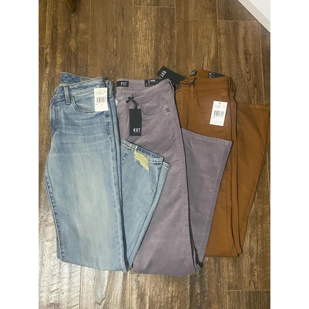 KUT FromThe Kloth Bundle Pack Of 3 Pants, Size 2, NWT